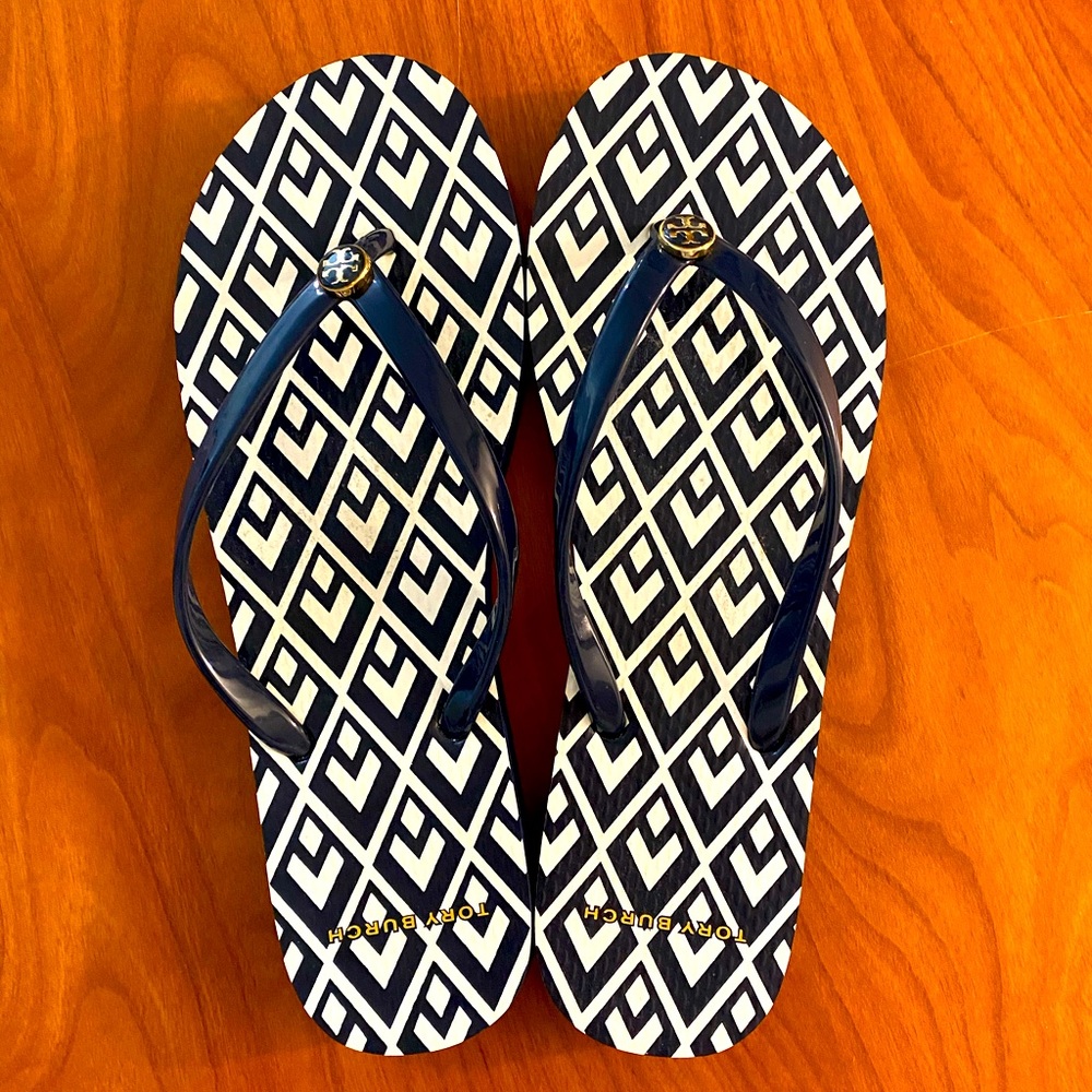 Tory Burch Flip Flops size 9